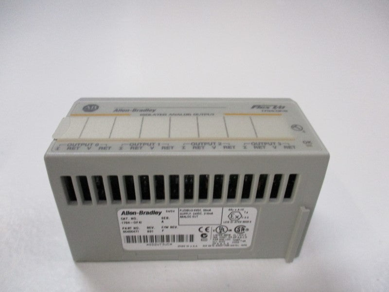 ALLEN BRADLEY 1794-OF4I ISOLATED ANALOG OUTPUT MODULE SER. A F/W F NSMP