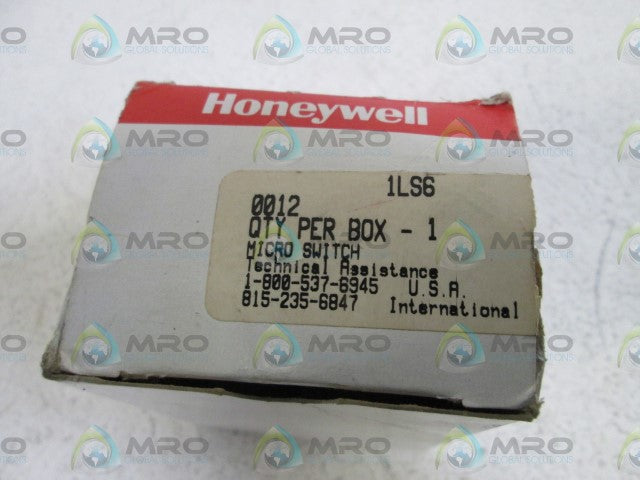 HONEYWELL SWITCH 1LS6 (RED & WHITE BOX) *NEW IN BOX*