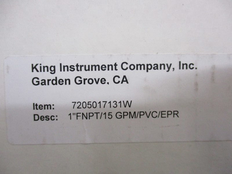 KING INSTRUMENT 7205017131W NSMP