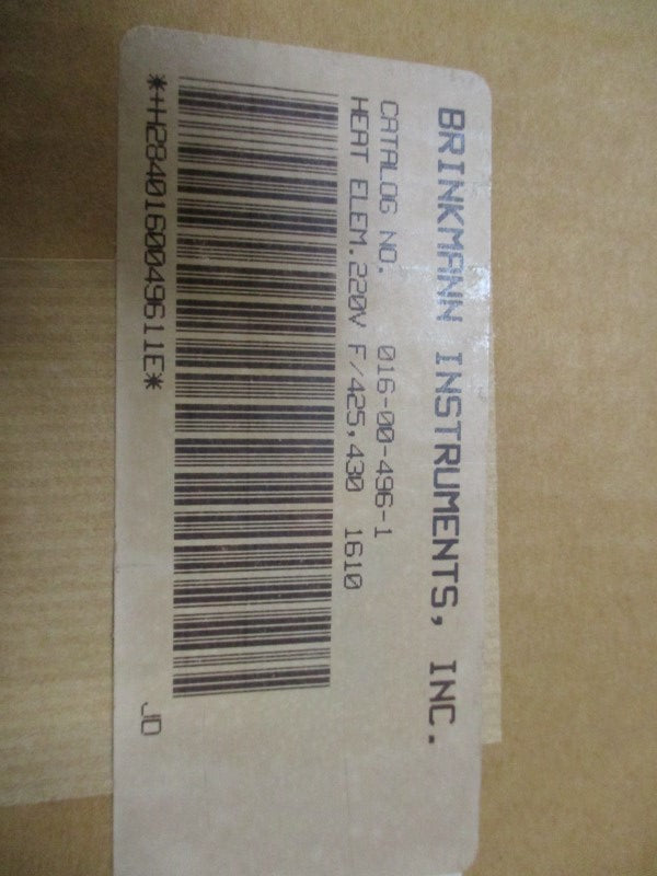 BRINKMANN INSTRUMENTS 016-00-496-1 NSFS