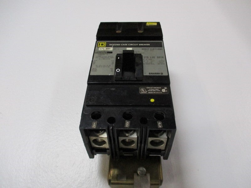 SQUARE D KA36175 CIRCUIT BREAKER 175A 600V (GREY) UNMP
