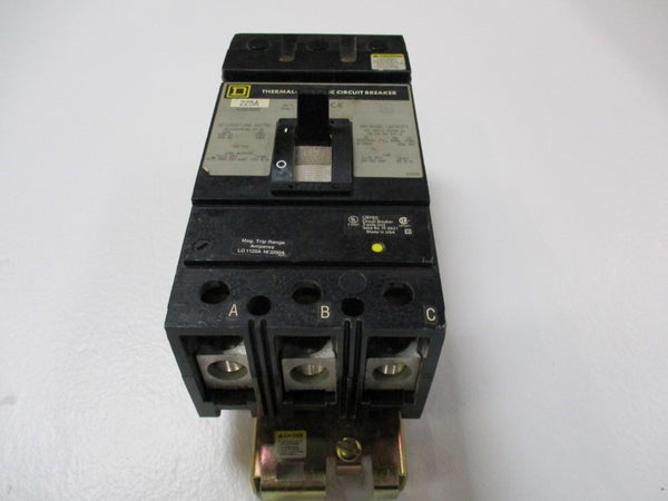 SQUARE D KCB34225 CIRCUIT BREAKER 225A 480VAC (GREY) UNMP