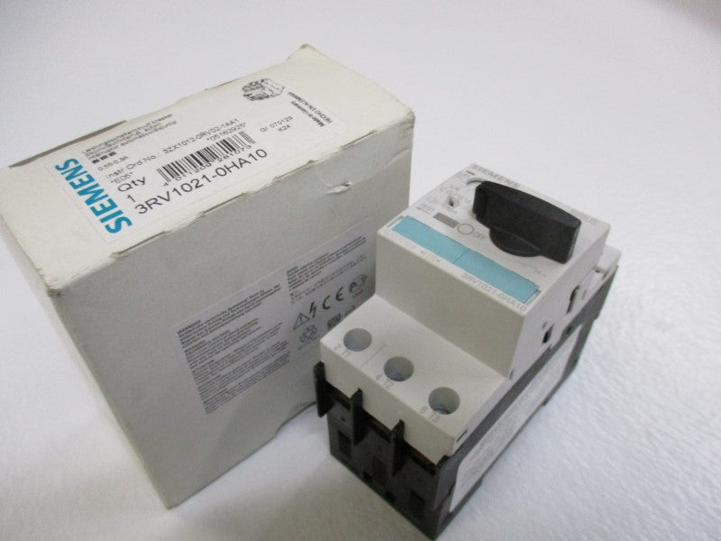 SIEMENS 3RV1021-0HA10 CIRCUIT BREAKER 0,55-0,8A NSMP