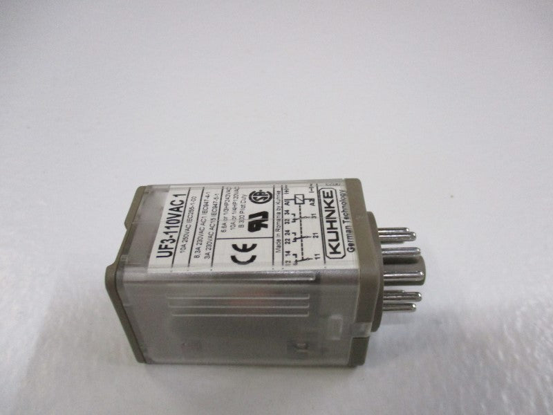 KUHNKE UF3-110VAC1 RELAY 110VAC 10A NSNP