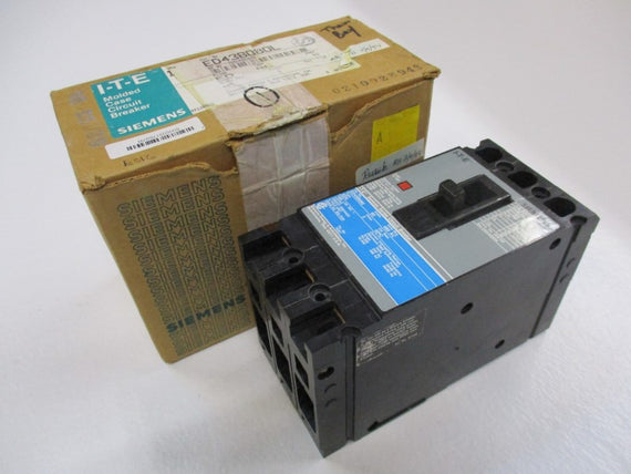 SIEMENS ED43B080L CIRCUIT BREAKER 80A 480V NSMP