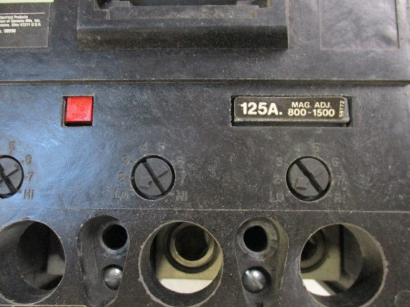 ITE FJ63B125 CIRCUIT BREAKER 125A 600VAC UNMP