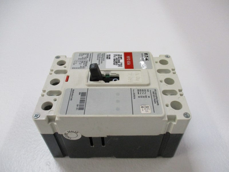 EATON HFD3150BP10 CIRCUIT BREAKER 150A 600VAC UNMP