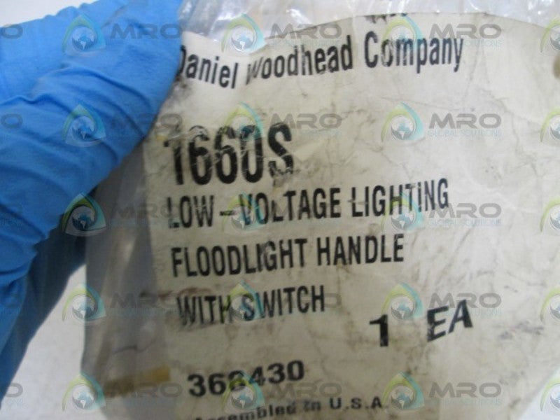 DANIEL WOODHEAD FLOODLIGHT HANDLE WITH SWITCH 1660S * NEW IN BAG *