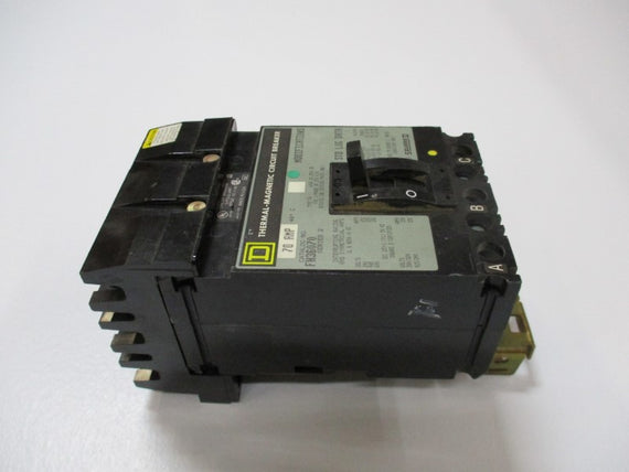 SQUARE D FH36070 CIRCUIT BREAKER 70A 600V (GREY) UNMP