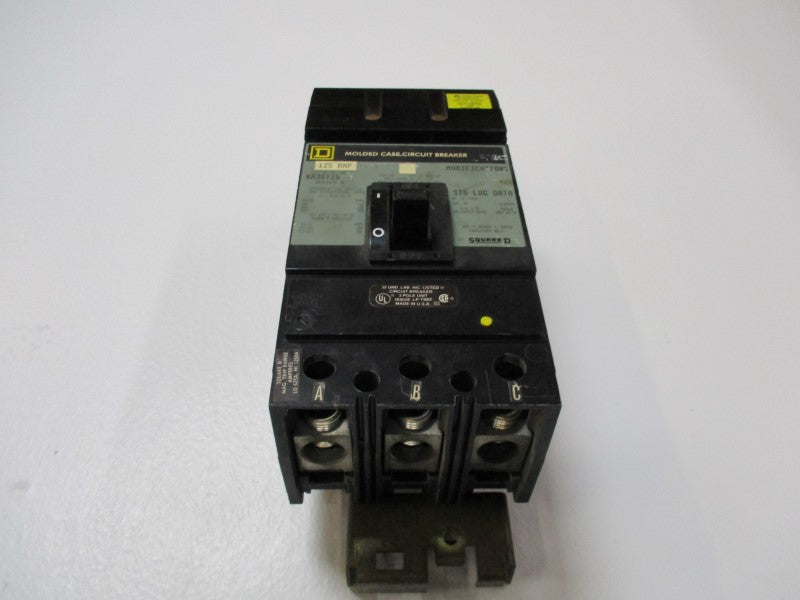 SQUARE D KA36125 CIRCUIT BREAKER 125A 600V (GREY) UNMP