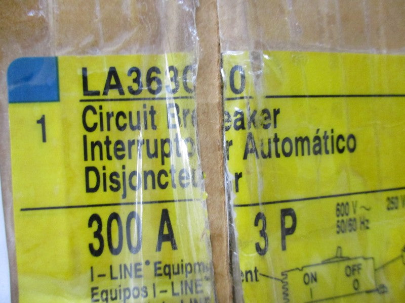 SQUARE D LA36300 CIRCUIT BREAKER 300A 600V (GREY) NSMP