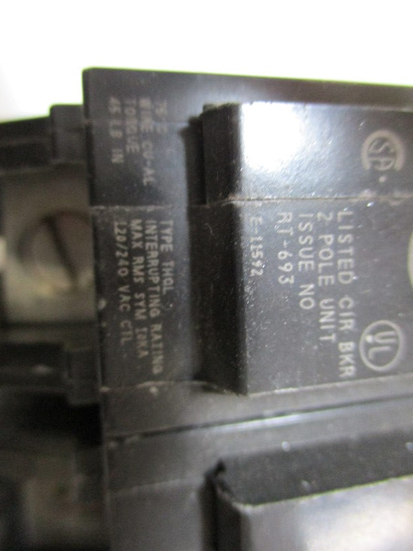 GENERAL ELECTRIC THQL2100 CIRCUIT BREAKER 100A 120/240VAC UNMP