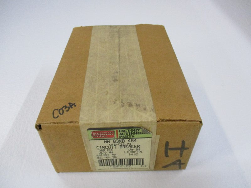 FACTORY AUTHORIZED CF3-Z33-74 HH83XB454 CIRCUIT BREAKER 48A 480V NSFS
