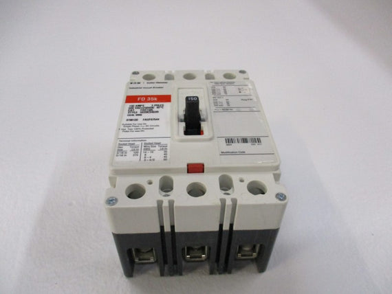 CUTLER HAMMER FD3150L CIRCUIT BREAKER 150A 600VAC NSMP