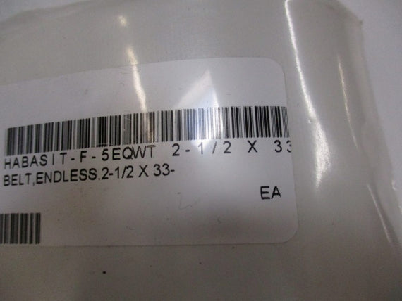 APPLIED INDUSTRY HABASIT-F-5EQWT 2-1/2"x33" NSNP