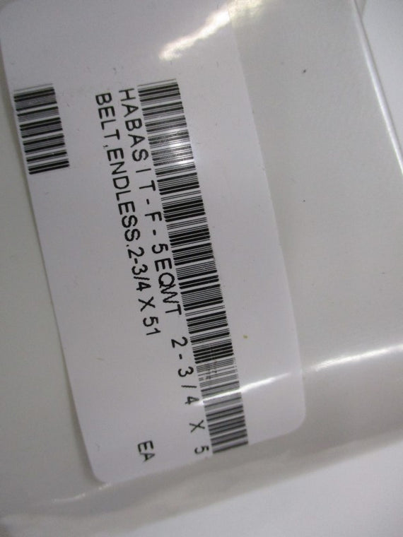 APPLIED INDUSTRY HABASIT-F-5EQWT 2-3/4"x51" NSNP