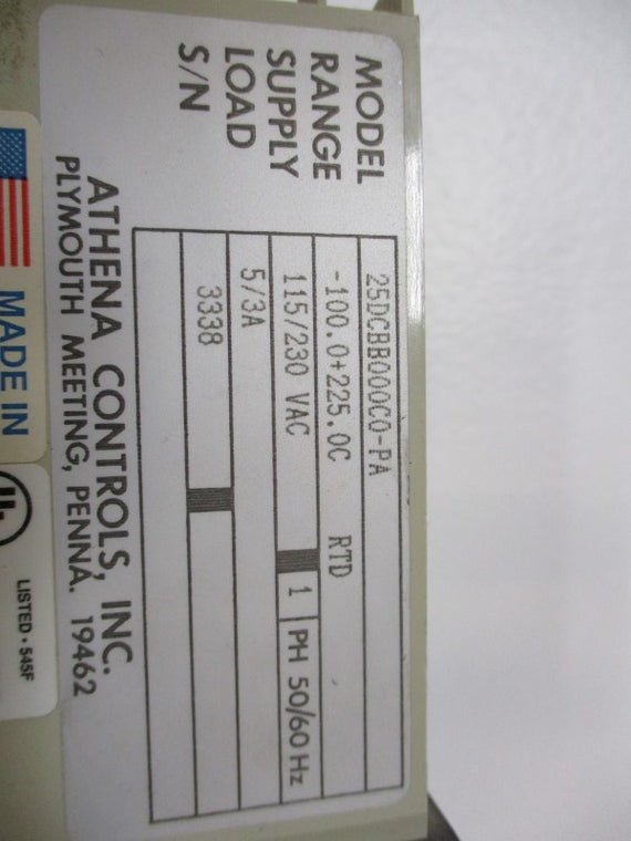 ATHENA 25DCBB000C0-PA (AS PICTURED) UNMP