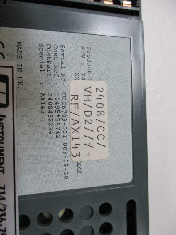 BARBER-COLMAN 2408/CC/VH/D2///RF/AX143 NSNP