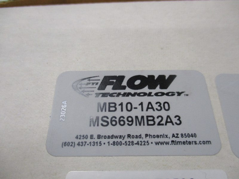 FLOW TECHNOLOGY MB10-1A30 NSMP