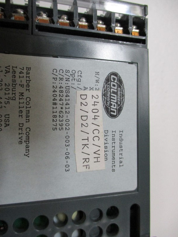 BARBER-COLMAN 2404/CC/VH/D2/D2/TK/RF NSNP