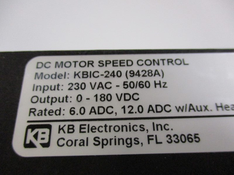 KB ELECTRONICS KBIC-240 (9428A) NSMP