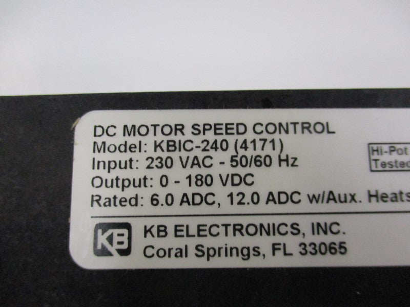 KB ELECTRONICS KBIC-240 (4171) UNMP