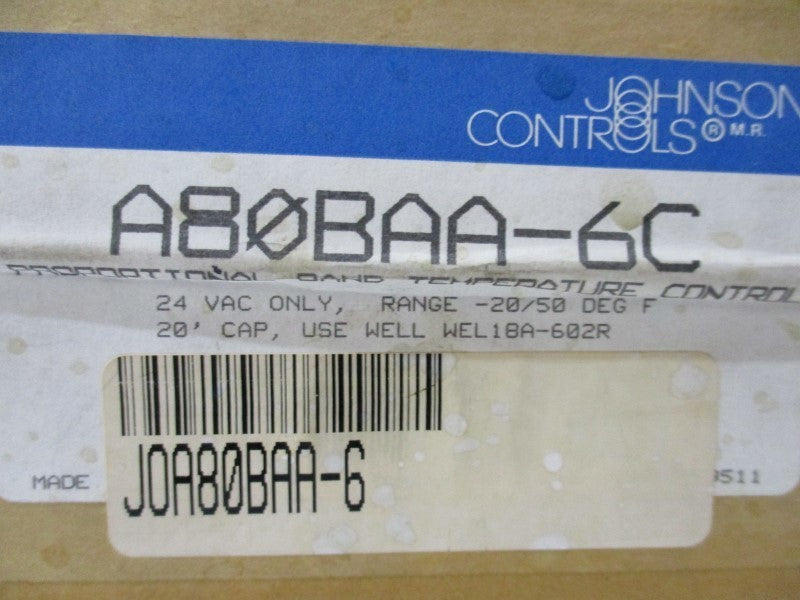 JOHNSON CONTROLS A80BAA-6C NSFS