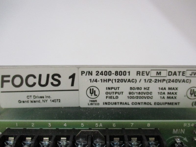 CONTROL TECHNIQUES 2400-8001 UNMP