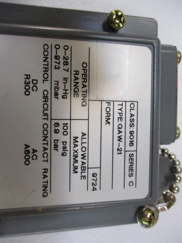 SQUARE D 9016-GAW-21 NSNP