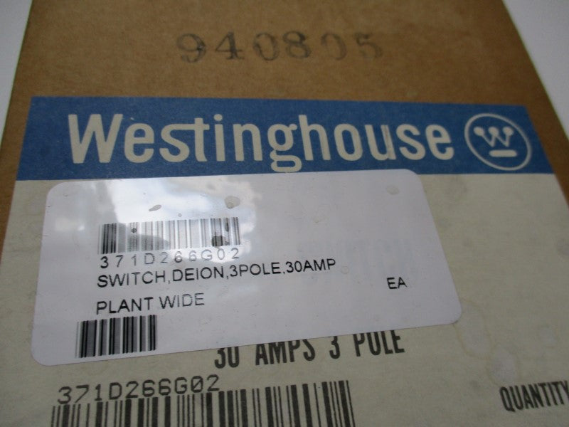 WESTINGHOUSE 371D266G02 NSMP