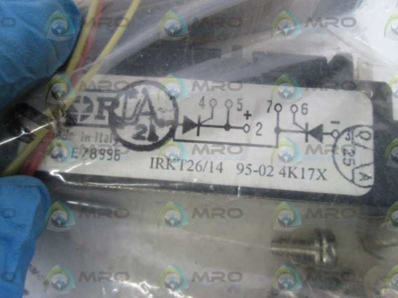 LOT OF 2 I & R THYRISTOR MODULE IRKT26/14 *NEW IN BAG*