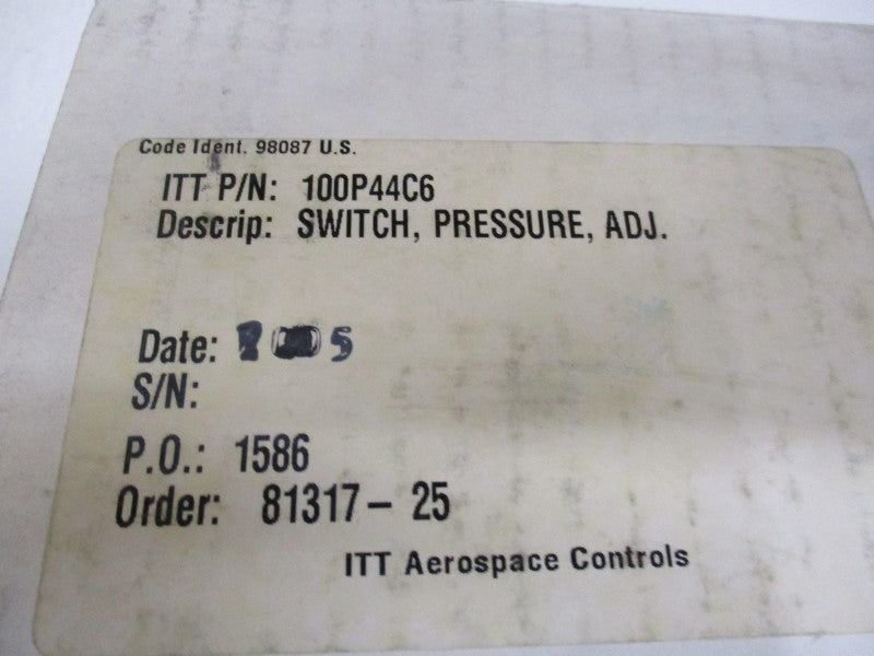 ITT 100P44C6 NSMP