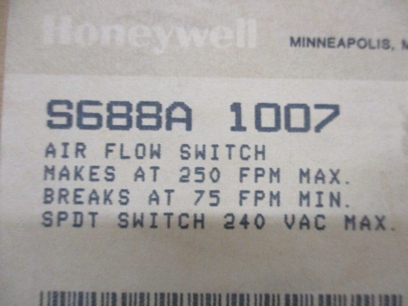 HONEYWELL S688A1007 NSMP