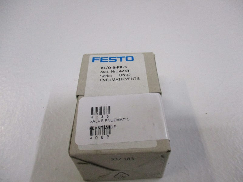 FESTO VL/0-3-PK-3 NSFS