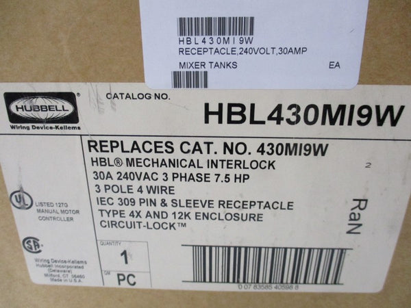 HUBBELL HBL430MI9W NSMP