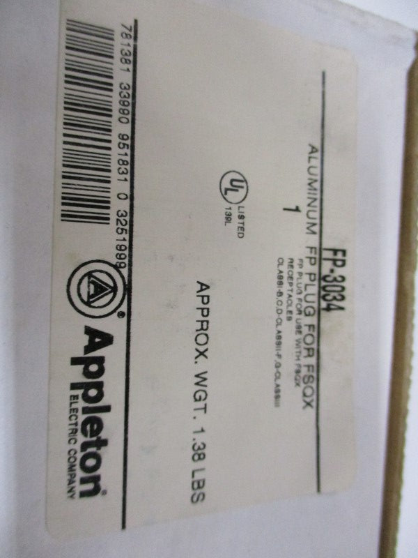APPLETON FP-3034 NSMP
