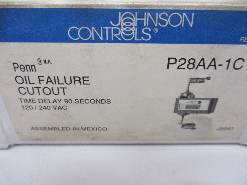 JOHNSON CONTROLS P28AA-1C 120/240VAC 10A 8/70PSI 90S NSMP
