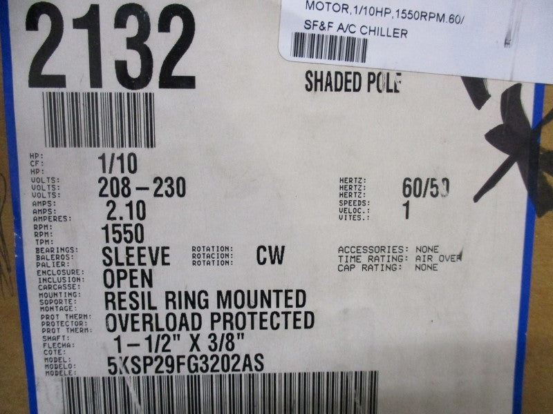 GENERAL ELECTRIC 5KSP29FG3202AS NSMP