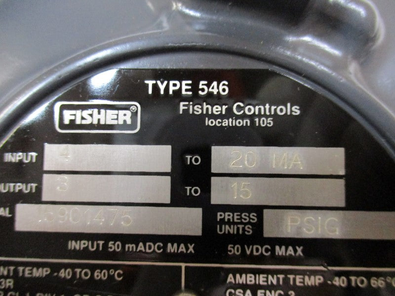 FISHER 546-64 NSMP