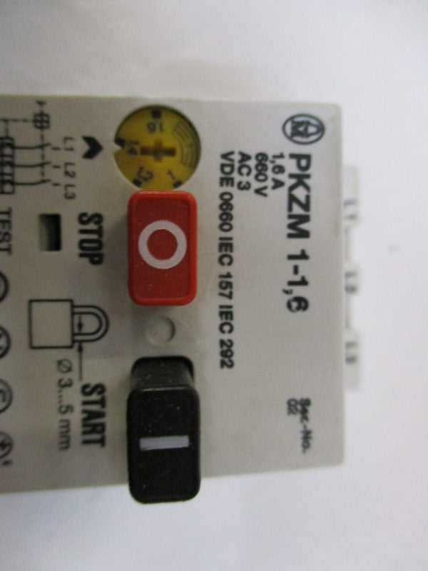 KLOCKNER MOELLER PKZM1-1,6 (AS PICTURED) NSNP