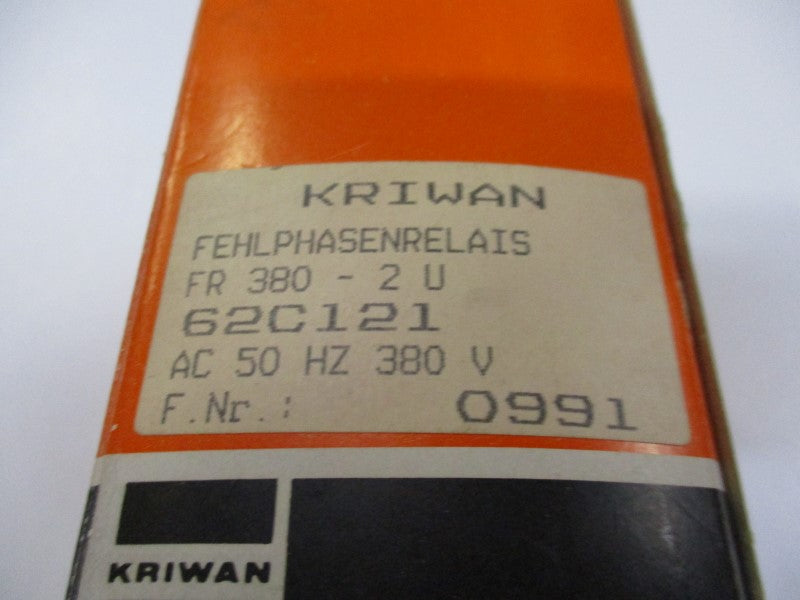 KRIWAN 62C121 FR380-2U NSMP