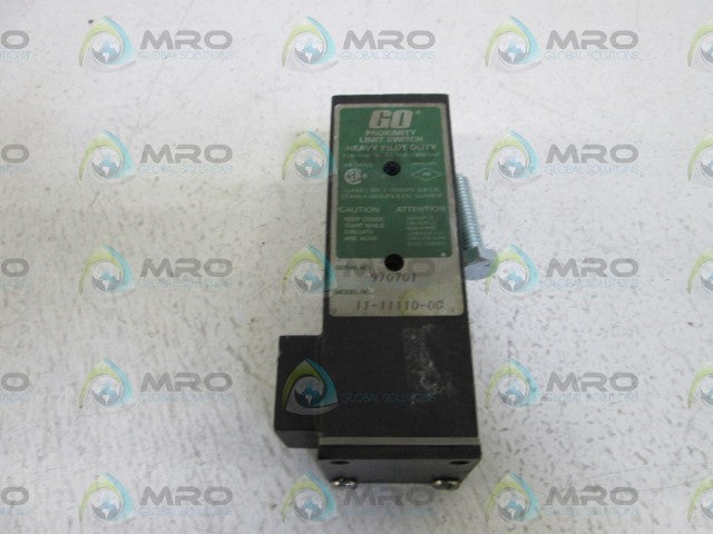 GO SWITCH PROX. LIMIT SWITCH 11-11110-00 *USED*