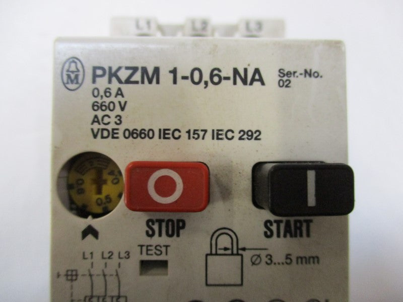 KLOCKNER MOELLER PKZM1-0,6-NA (AS PICTURED) UNMP