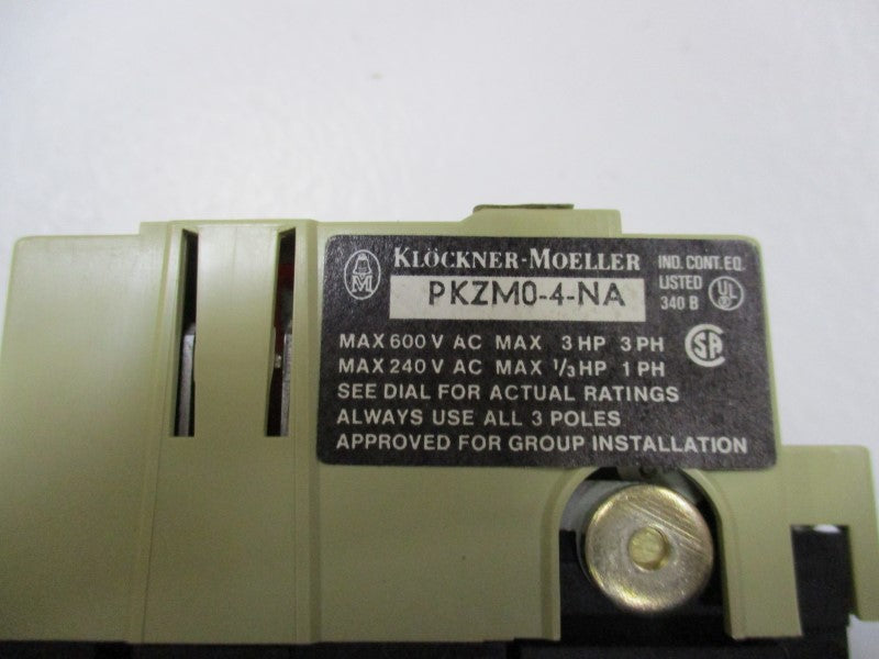 KLOCKNER MOELLER PKZM0-4NA NSMP