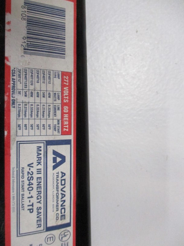ADVANCE V-2S40-1-TP UNMP
