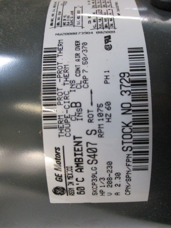 GENERAL ELECTRIC 5KCP39LGS407S NSMP