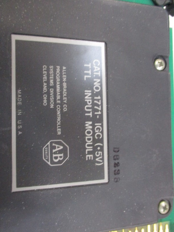 ALLEN BRADLEY 1771-IGC 5V UNMP