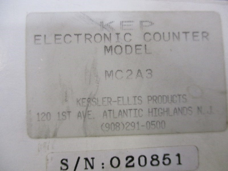 KEP MC2A3 (AS PICTURED) NSMP