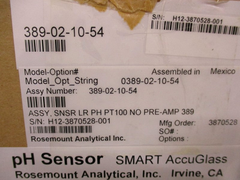 ROSEMOUNT 389-02-10-54 NSMP
