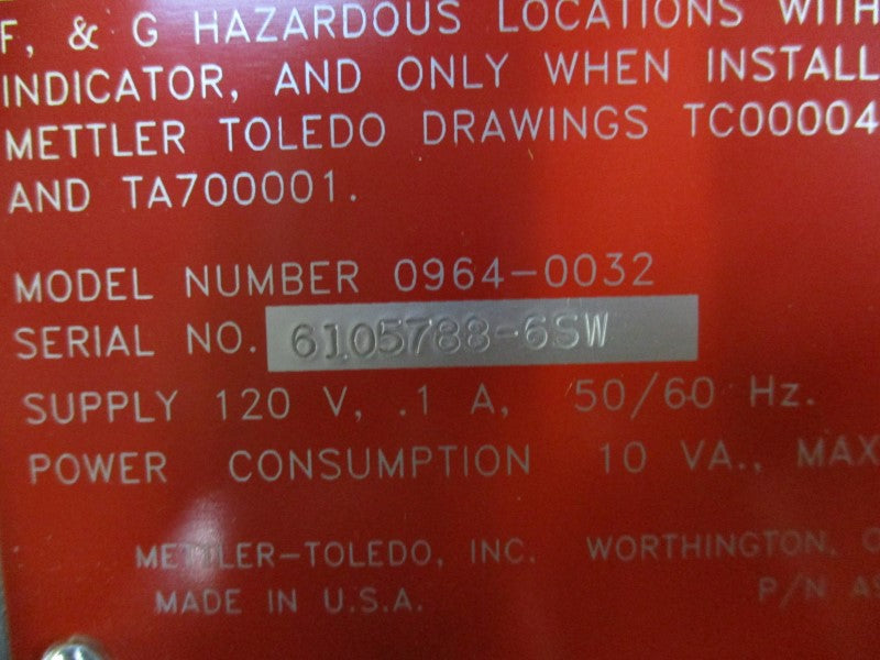 METTLER-TOLEDO 0964-0032  NSMP